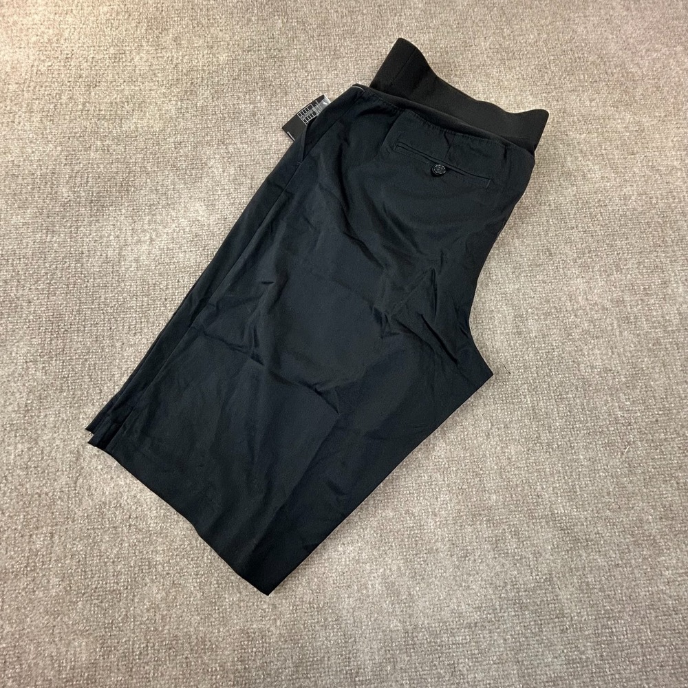 Duo Maternity By JC Penney Capri Pants Womens XL Black Cotton Mid Belly Coverage - Picture 5 of 16